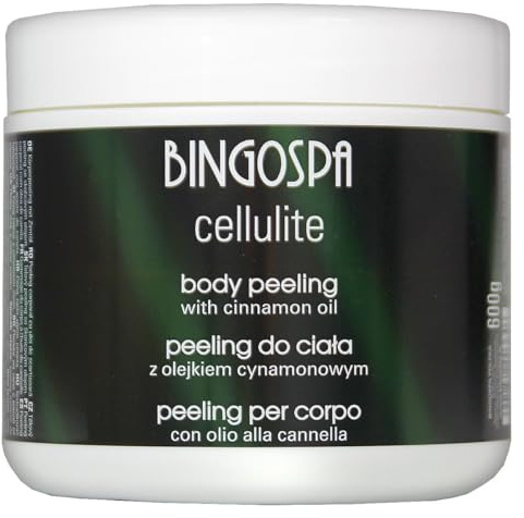 Reinigendes Körperpeeling mit Zimtöl 600 g BINGOSPA