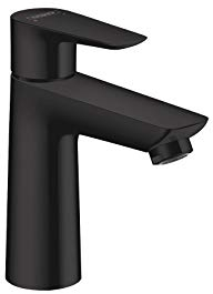hansgrohe Talis E 71710671 Moderne Waschbeckenarmatur, einfache Installation, leicht zu reinigen, 1 Griff, 1 Loch, 15,2 cm hoch, Mattschwarz