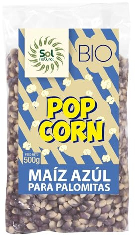 Blauer Mais für Bio-Popcorn 500 G