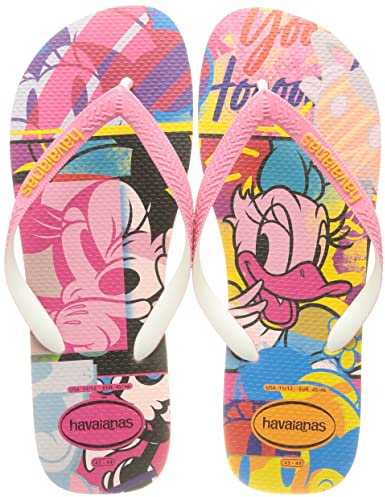 Havaianas Disney Stylish, Infradito Unisex - Adulto, Rosa (Macaron Pink), 43/44 EU