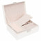 NuAngela Caja Joyero, Caja para Joyas,Caja de Joyería de cuero PU,mujeres, niñas, adolescentes, hombres, caja organizadora de joyas, para anillos, pendientes, collares y pulseras