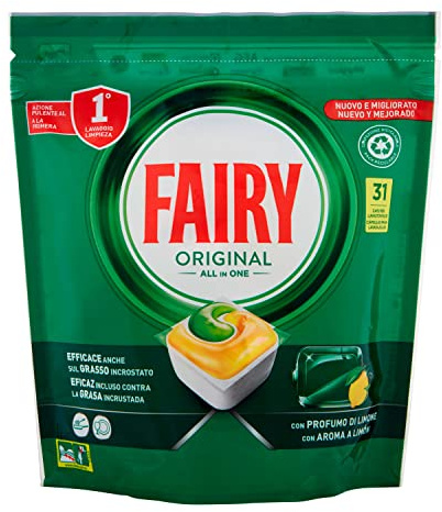 Fairy Tabs Spülmaschinentabs, Original, 31 Stück, 31 Stück