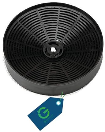 G GRIMALDI Filtro Carbone Attivo Estraibile Ø 17,5 cm per Cappa Cucina – Compatibile CFC0141601 / FB01UA / 9029793792