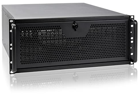 RackChoice - Soporte de chasis de servidor de montaje en rack de 4U para refrigeración líquida con radiador de hasta 360 mm