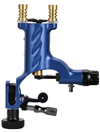 NUZAMAS Rotary Tattoo Machine Electric Rotary Liner Shader Tattoo Strong Motor Gun Permanente RCA Cord Artist Makeup Tool Blu