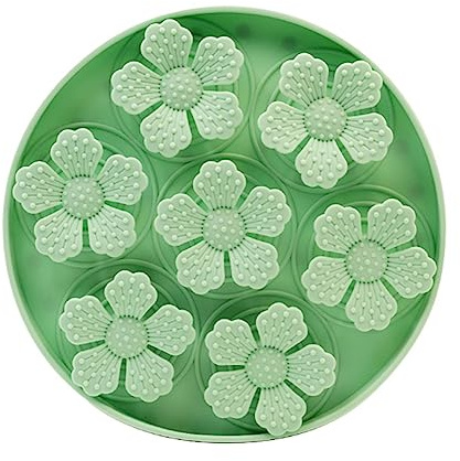Tebinzi Tapis à lécher pour Chat,Tapis en Silicone antidérapant pour Compagnie - Jouets d'enrichissement Puzzle pour Chien, Coussin à lécher pour Chien pour Le Bain, Tapis léchage