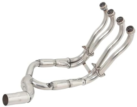 Motorcycle Silencer Exhaust Pipe Pour HON&DA CB1000R 2018 – 2023, Système d'échappement sans lacet tuyau de liaison avant et central, silencieux modifié