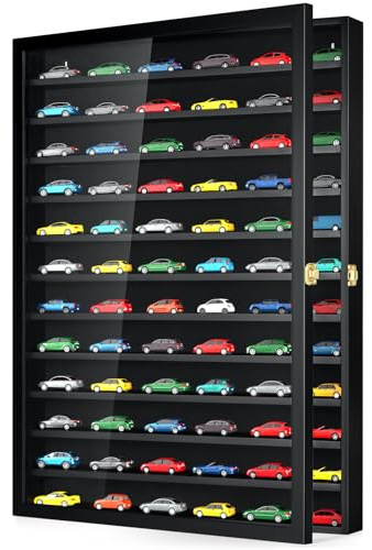 TJ.MOREE 1/64 Scale Model Car Display Case Diecast Car Model Toy for Wall