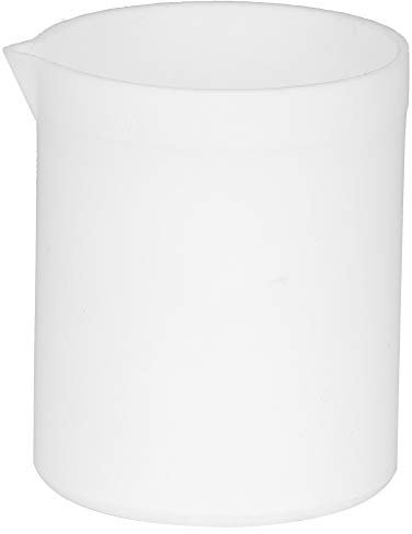 Säure- und Alkalibeständiger Becher PTEE, Hohe Schmierung, Nicht Klebrig, Weißer Messbecher, Laborexperiment (50ML)