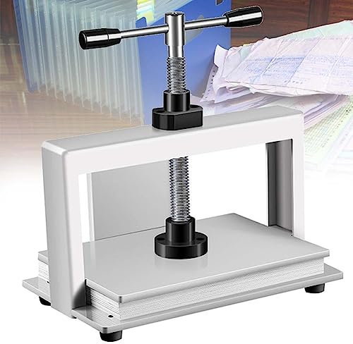Buchbinderpresse, A4/A3, manuell, strapazierfähig, mit doppelter Balance-Stange für professionelle Buchbinder- und Bastelprojekte