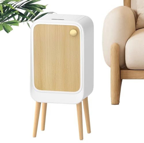 Poubelle intelligente - Poubelle automatique avec capteur et couvercle - 20 litres - Poubelle à ouverture latérale - Poubelle électrique à jambes hautes - Pour salon, chambre à coucher, cuisine, salle