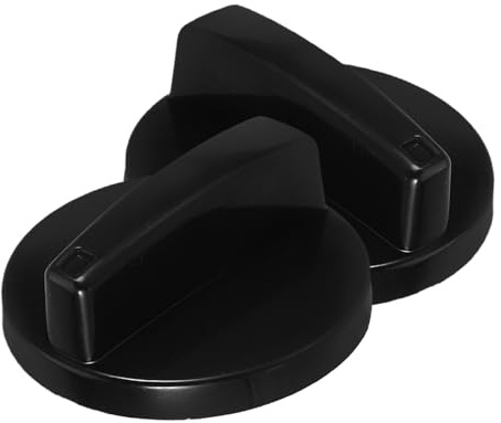 POPETPOP 2pièces Boutons de Commande pour Plaque de Cuisson Remplacement pour Cuisinière Électrique Minuterie de Rechange pour Four Barbecue et Appareils de Cuisine