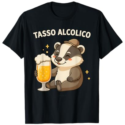 Magliette alcoliche - Tasso alcolico - T Shirt Divertenti Maglietta