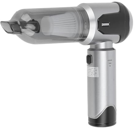 Hamwesh Aspirateur de Voiture, Aspirateur à Main sans Fil à Moteur sans Balais Haute Puissance, Portable avec Batterie de 6000 MAh pour Voiture, Poils d'animaux, Maison, Bureau
