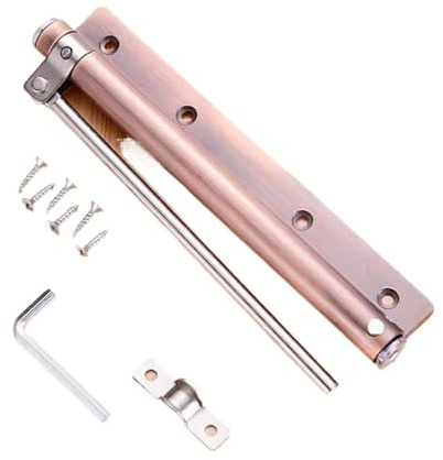 Chiudiporta automatico in acciaio inox, dispositivo invisibile a molla buffer operatore domestico leggero chiudiporta hardware (Honggu)