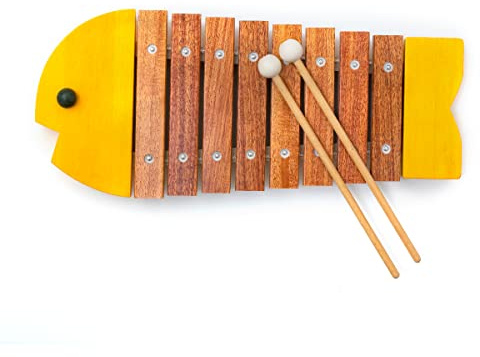 Bonerundo fish xylophone yellow [Bonerundo] (japan import)