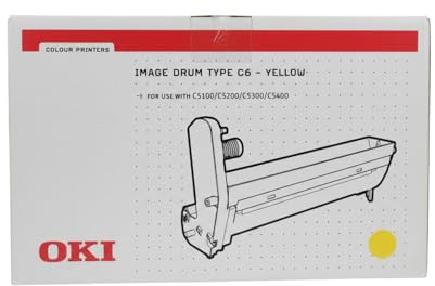 Oki Original 42126605 /, für C 5100 N Premium Trommel, Gelb, 17000 Seiten