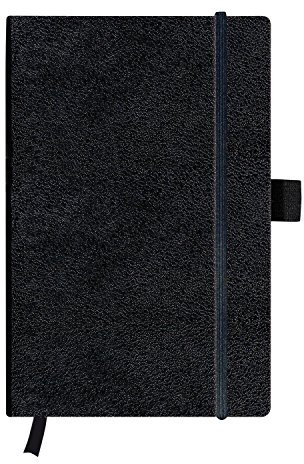 Herlitz Notizbuch Classic A6 96 Blatt blanko schwarz my.book (2, A6)