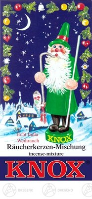 Rudolphs Schatzkiste Zubehör Knox Räucherkerzen Beliebte Mischung (24) NEU Erzgebirge Räucherkegel