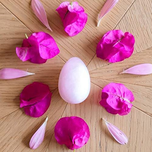 Oeuf en Quartz Rose - grand - troué