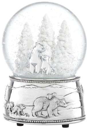 Lenox - Palla di neve musicale con orso polare, multicolore, 1 kg