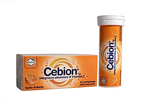 Capsule Effervescenti Vitamina C Arancia 10 Compresse