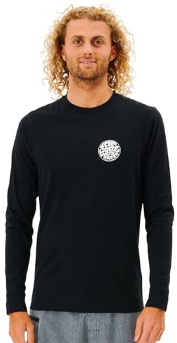 Rip Curl Herren Icons of Surf Langarm-Rashguard LSF 50+, lockere Passform