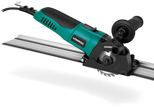 Mini plunge saw 500W - With guide rail set