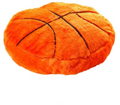 OPHRBU Basketball Sports Pillow Fluffy Soft Throw Pillow Toy ，18 Durable Sport Basketball Plush Toys,Plush Pillow Toys Gift for Kids Boy Girls Children Room Decoration