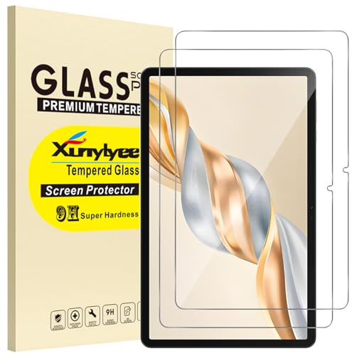 XunyLyee Screen Protector for HONOR Pad X9a/ HONOR Pad X9 11.5 Inch Tablet, 9H Hardness Tempered Glass Film, Anti-Scratch, HD-Clear, 2 Pack