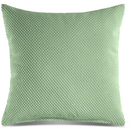 Quantum Interior by Maxland Dekokissen gefüllt extra Weich mit Strukur Bubble Zierkissen Sofa ca. 45x45 / 70x70 (45x45 Salbei/Mint)