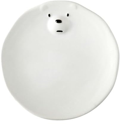 Assiette mignonne ours blanc, vaisselle, four à micro-ondes, vaisselle japonaise créative pour petit déjeuner