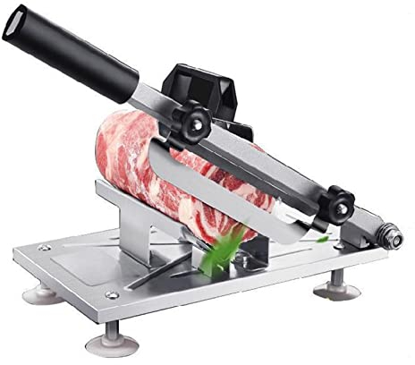 Fleischschneider für den privaten oder gewerblichen Gebrauch, Aufschnittmaschine, manueller Küchenschneider für gefrorenes Fleisch, Gemüse, rotes Fleisch, multifunktionaler Lebensm