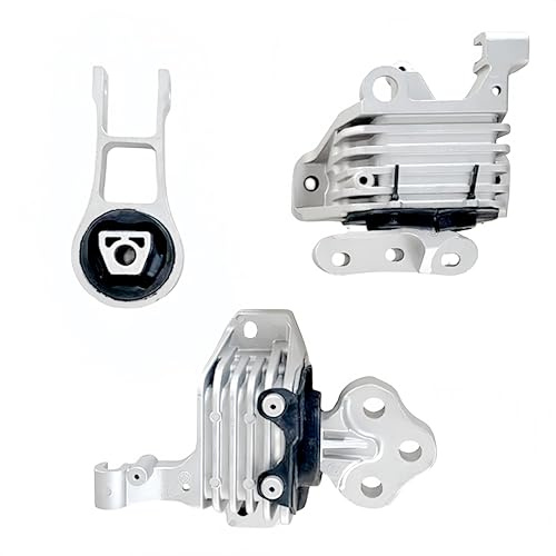 Yllshengyu 3Pcs Engine Motor Mount Kit Compatible with Cherokee 2014-2019 2.4L & Chrysler 200 2015-2017 2.4L, Replacement for 3378 3380 3308, Steel & Aluminum, Chassis Mount