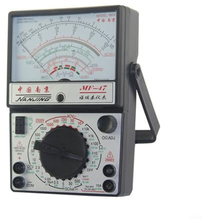 Multimetro analogico compatto MF47, voltmetro, amperometro, ohmmetro tester batteria, portatile e conveniente