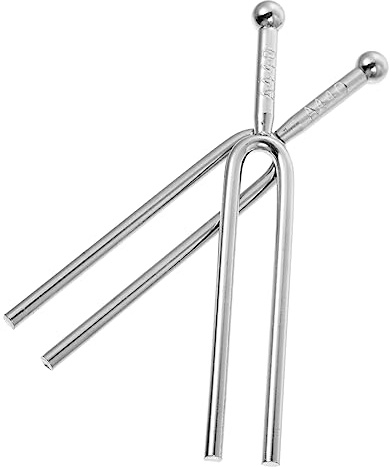 FUNOMOCYA 2x A-ton 440hz Gitarren-stimmgabeln Satz Aus Aluminiumlegierung Für Instrumente Präzise 440hz Tonstimmgabeln