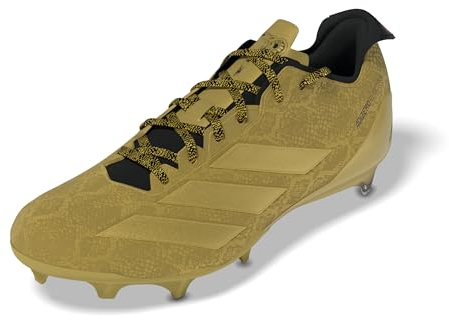 adidas Men's Disney Jafar Adizero Electric American Football, Gold Metallic/Gold Metallic/Black, 6