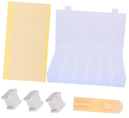 PHENOFICE 1 Satz für Stickgarn schnurwickler cord winder Stickgarn-Spulen- Stickgarn-Spulen-Organizer Spuler Fadenspulen Nähzubehör-Kit Nähwerkzeuge Plastik