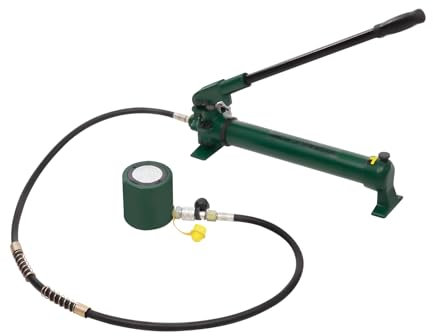 NINGXUE Martinetto Idraulico da 30 tonnellate + Pompa Manuale CP-700, martinetto Idraulico Portatile da 2 Pollici, cilindri di Sollevamento Idraulici, martinetto a Cilindro Idraulico