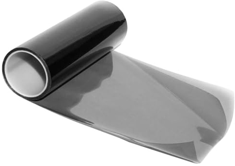Adhesivo de vinilo tintado de vinilo para faros delanteros de coche, color negro ahumado claro de 12 x 59 pulgadas