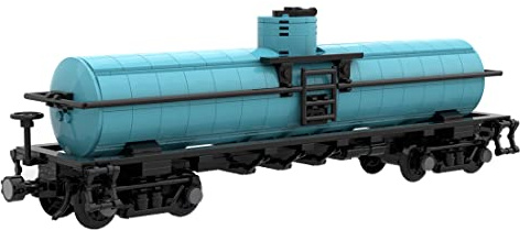 BlocteckToy Zug Bausteine Set, Anker Auto Zug Eisenbahn Bausatz Railway Train Klemmbausteine, Kompatibel mit Großen Marken, MOC-53458 (586 Teile)