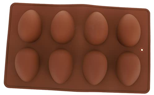 Amosfun Cavity Easter Egg Silicone Baking Mold for Chocolate Candy Candy Molds Flexible Non Stick Cake Moulds for Oven Microwave Use DIY Jelly Cupcake Ice Cube Tray