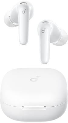 soundcore P31i by Anker, Real-Time Adaptive Noise Cancelling, Hi-Res Sound, Wireless Bluetooth Earbuds, Translation Earbuds, 50H Playtime, Wireless Earbuds, Bluetooth Earbuds, Headphones (White)