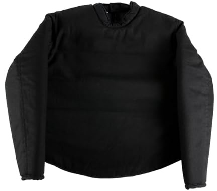 KESOTO Fencing Tutor Weste Canvas Schutzkleidung Trainingsjacke Langarm Reißverschluss Komfort für Sportler Fechter Fencing Coaching Training Turnier, S