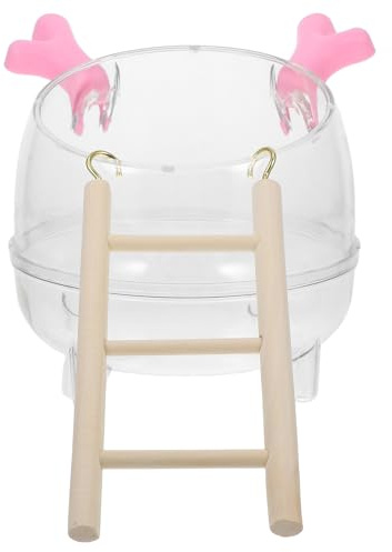 Healifty Bañera de Arena para Hámster Diseño Desmontable y Materiales de Pet Wood, Accesorio Versátil para Lavar y Baño en Jaulas Pequeñas