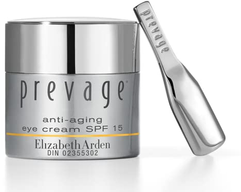 Elizabeth Arden Prevage Anti-Aging – Eye Cream SPF 15, 15 ml, Tagescreme gegen umweltgeschädigte Augenpartien, beugt der Hautalterung vor & mindert feine Linien, Hautpflege für Frauen