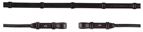 BR Zügel Rundgenähtem Leder m/Anti-slip