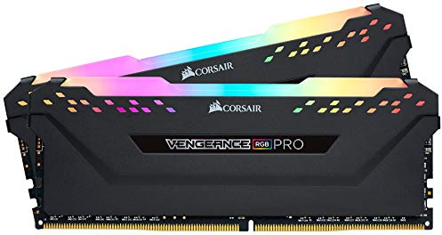 Corsair Vengeance RGB PRO 32 GB (4 x 8 GB) DDR4 3200 MHz C16 XMP 2.0 Enthusiast RGB LED Illuminated Memory Kit - Black