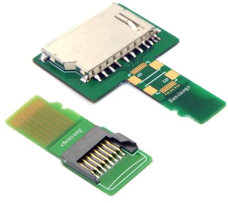 Chenyang CY Micro SD auf SD-Kartenerweiterungsadapter TF auf Speicherkartenadapter (1 Set)