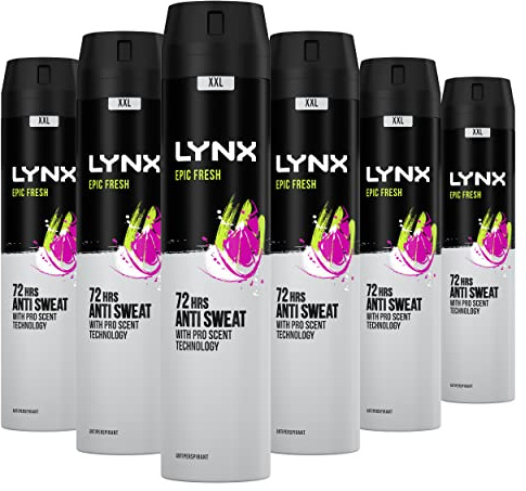 Lynx Epic Fresh Anti-Perspirant Aerosol 6x 250 ml